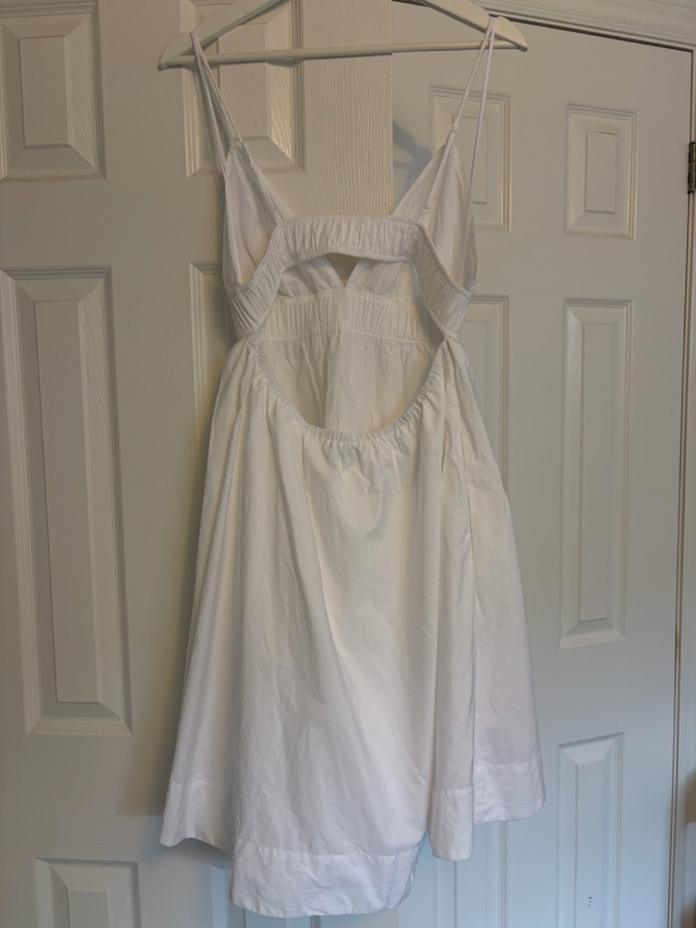 Aritzia Babaton White Encourage Poplin Midi Dress - Picture 5 of 6